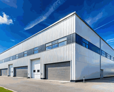 80' × 100' Commercial Warehouse